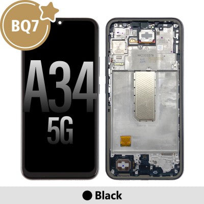 Samsung Galaxy A34 5G A346B BQ7 OLED Screen Replacement Digitizer (As the same as service pack, but not from offica Samsung) Samsung Galaxy A34 5G A346B BQ7 OLED Screen Replacement Digitizer (As the same as service pack, but not from offica Samsung)